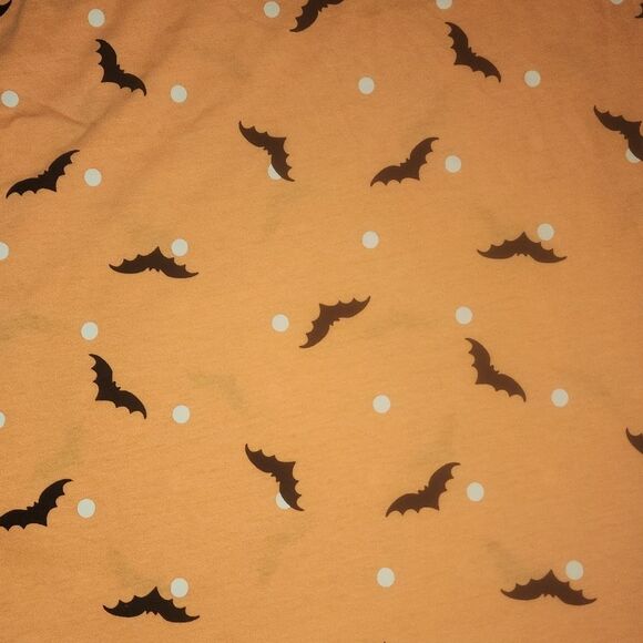 NWT Orange sleep Dress with bats Size XL (16) - Picture 2 of 4
